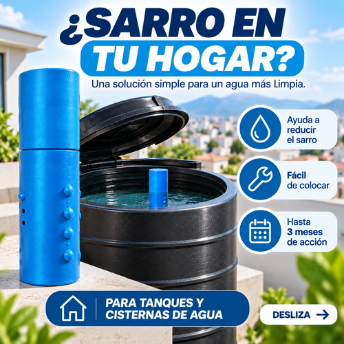 CARTUCHO ANTISARRO PARA TANQUES Y CISTERNAS DE AGUA
