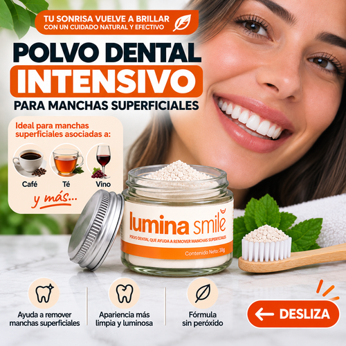 POLVO DENTAL INTENSIVO PARA MANCHAS SUPERFICIALES