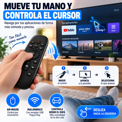 CONTROL INTELIGENTE PRO™  CONTROL + MOUSE + TECLADO 3 EN 1