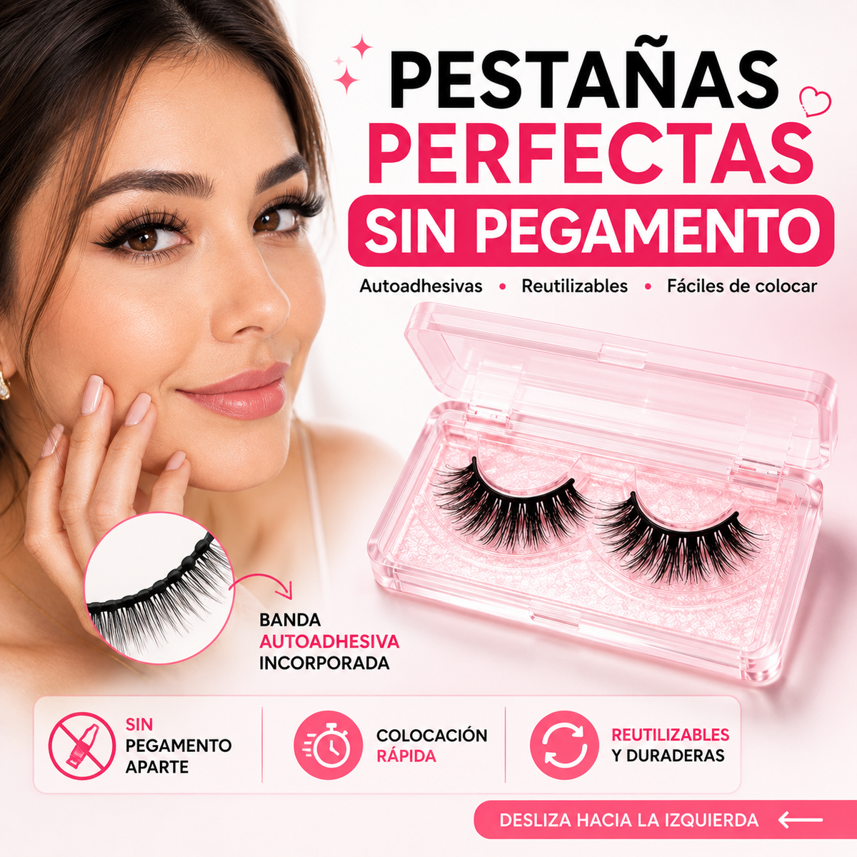 LASHCLICK™ | PESTAÑAS AUTOADHESIVAS REUTILIZABLES DE EDICIÓN LIMITADA