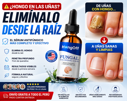 HongOff - Despídete del hongo de uñas desde la raíz