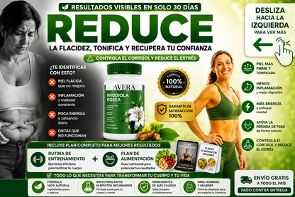 AVERA™ - DILE ADIOS A LA FLACIDEZ Y ESTRÉS 🎁 INCLUYE RUTINA PARA ADELGAZAR + PLAN ALIMENTICIO