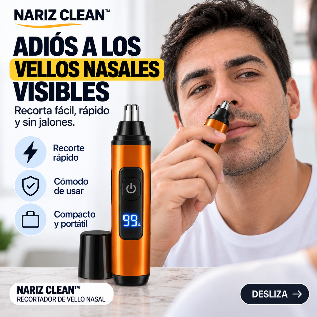 NARIZ CLEAN™ | RECORTADOR DE VELLO NASAL
