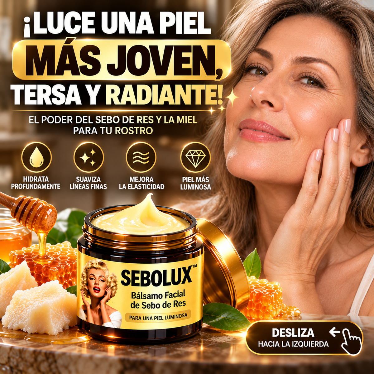 SEBOLUX™ | BÁLSAMO FACIAL DE SEBO DE RES PARA UNA PIEL LUMINOSA