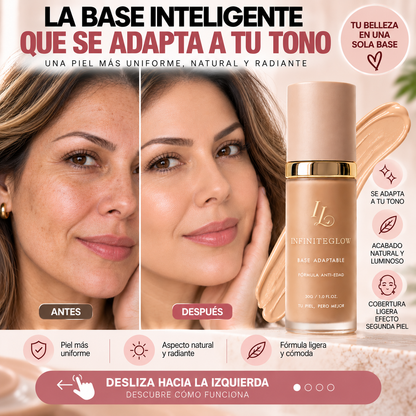 BASE INTELIGENTE ANTIEDAD DE ACABADO NATURAL QUE SE ADAPTA A TU TONO DE PIEL