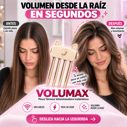 VOLUMAX™ — Pinza Térmica Voluminizadora para cabello