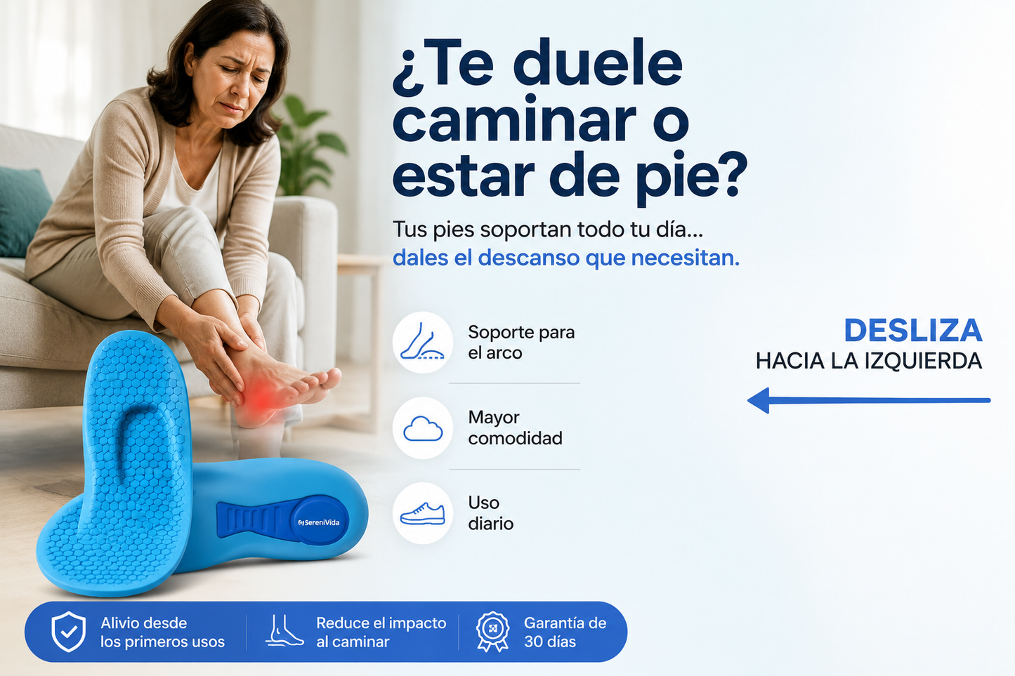 ComfyFeet - Alivio total del dolor de pies al caminar