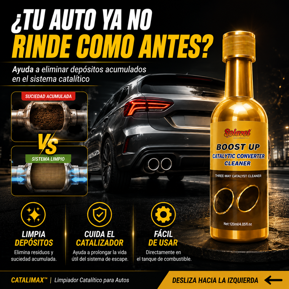 CATALIMAX™ Limpiador Catalítico para Autos