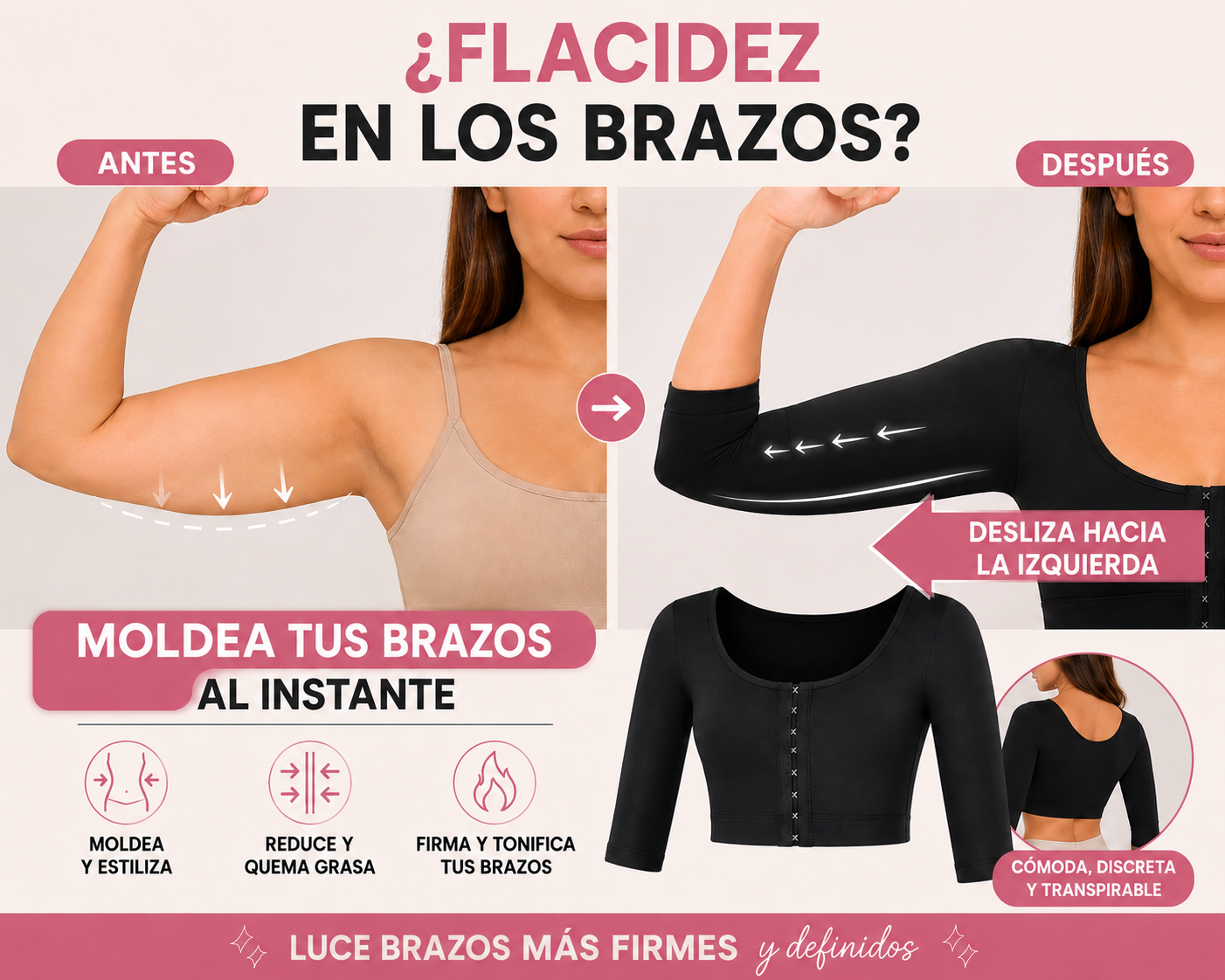 SCULPBRAZOS - Faja moldeadora de brazos