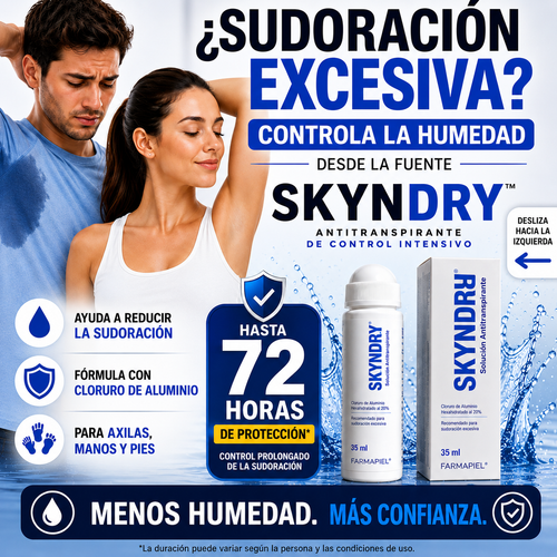 SKYNDRY - ANTITRANSPIRANTE DE 3 DIAS CONTROL INTENSIVO DE LA SUDORACIÓN