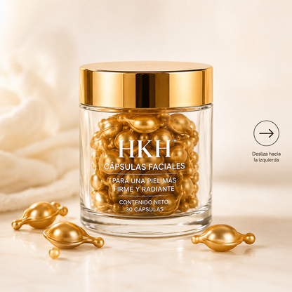 HKH™ - CÁPSULAS FACIALES PARA UNA PIEL MÁS FIRME Y RADIANTE