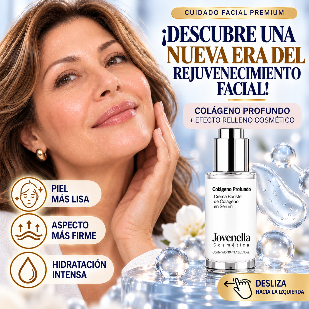 SÉRUM FACIAL REJUVENECEDOR CON COLÁGENO PROFUNDO Y EFECTO RELLENO