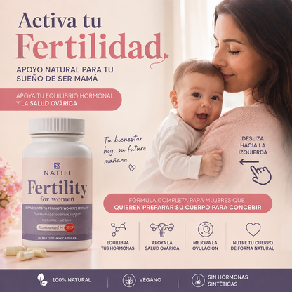 BEBÉ EN CAMINO - CÁPSULAS PARA ACTIVAR TU FERTILIDAD