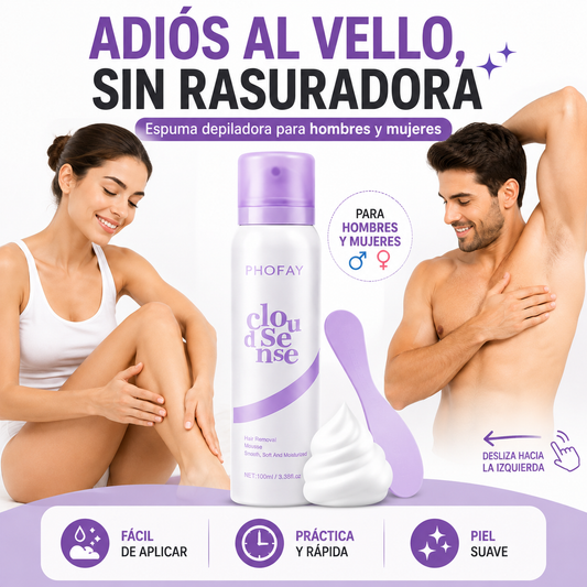 DepilaFácil™ ESPUMA DEPILADORA PARA UNA FORMA MÁS FACIL DE DEPILARTE