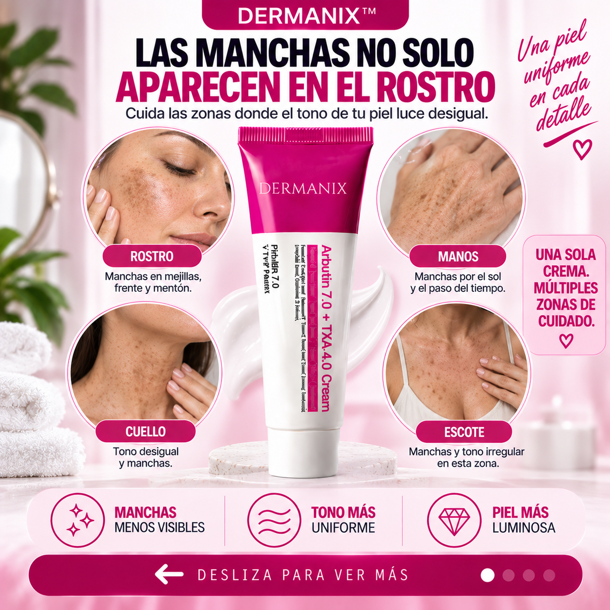 DERMANIX™ | CREMA INTENSIVA PARA EL MELASMA Y MANCHAS DE LA PIEL
