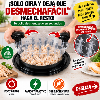DESMECHAFÁCIL™ | Desmenuzador Manual de Pollo y Carne