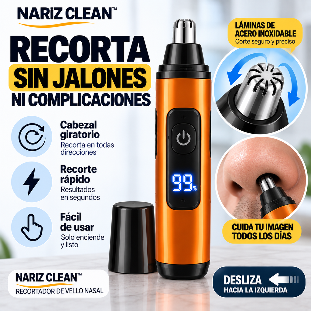 NARIZ CLEAN™ | RECORTADOR DE VELLO NASAL