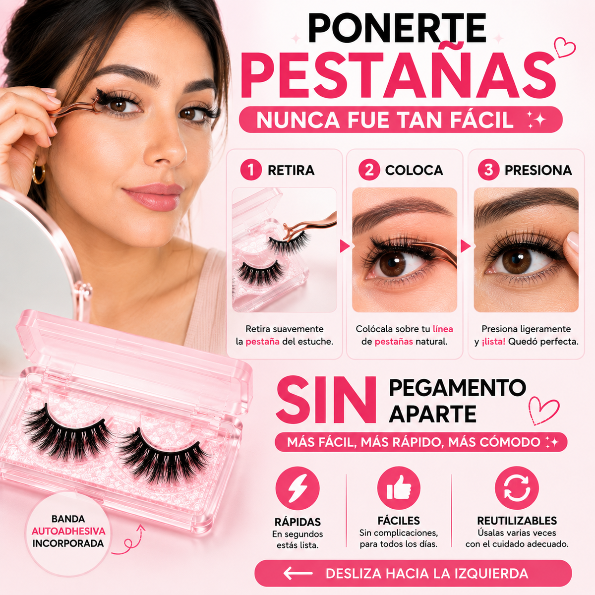 LASHCLICK™ | PESTAÑAS AUTOADHESIVAS REUTILIZABLES DE EDICIÓN LIMITADA