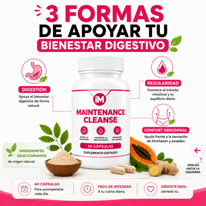 CÁPSULAS PARA APOYAR LA HINCHAZÓN ABDOMINAL Y LIGEREZA DIGESTIVA