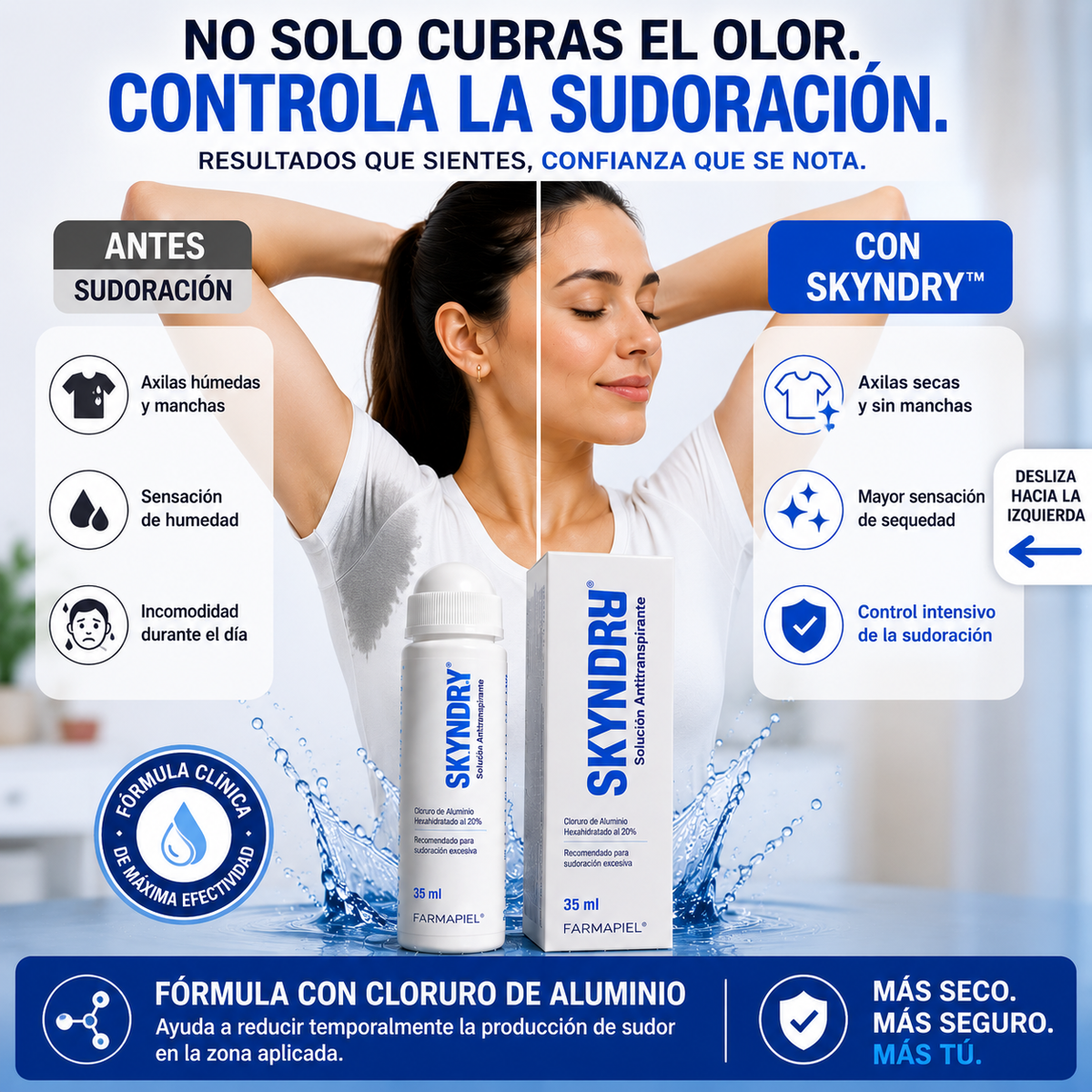 SKYNDRY - ANTITRANSPIRANTE DE 3 DIAS CONTROL INTENSIVO DE LA SUDORACIÓN