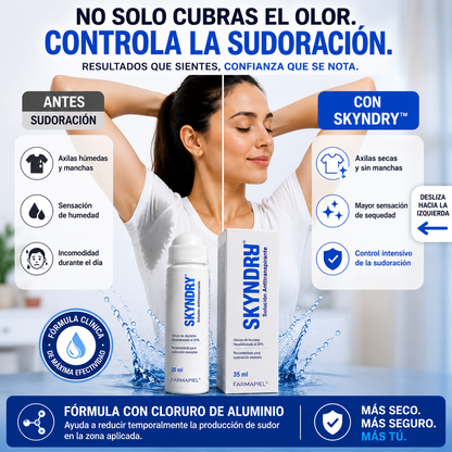 SKYNDRY - ANTITRANSPIRANTE DE 3 DIAS CONTROL INTENSIVO DE LA SUDORACIÓN