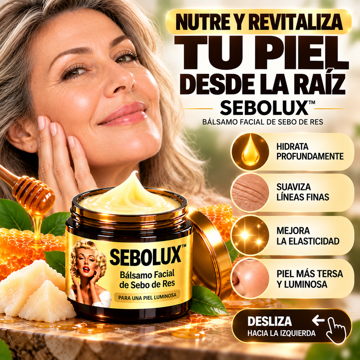 SEBOLUX™ | BÁLSAMO FACIAL DE SEBO DE RES PARA UNA PIEL LUMINOSA