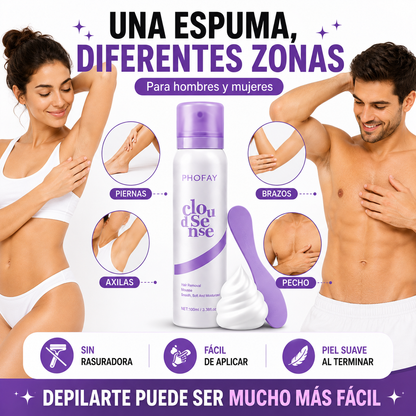 DepilaFácil™ ESPUMA DEPILADORA PARA UNA FORMA MÁS FACIL DE DEPILARTE