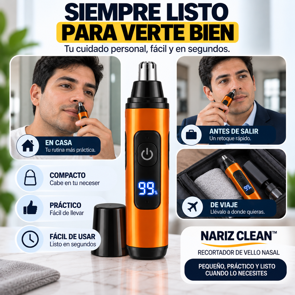NARIZ CLEAN™ | RECORTADOR DE VELLO NASAL