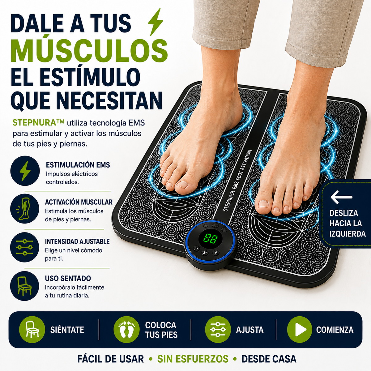 STEPNURA™ | Activador Muscular para Pies y Piernas