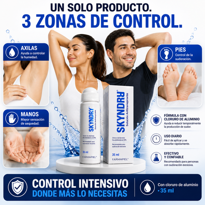 SKYNDRY - ANTITRANSPIRANTE DE 3 DIAS CONTROL INTENSIVO DE LA SUDORACIÓN