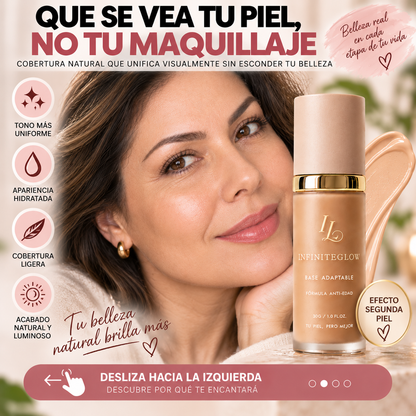BASE INTELIGENTE ANTIEDAD DE ACABADO NATURAL QUE SE ADAPTA A TU TONO DE PIEL