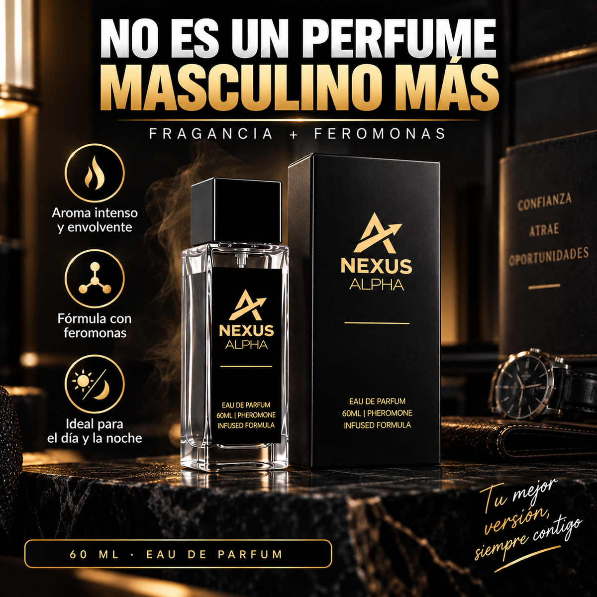 NEXUS ALPHA™ | PERFUME DE ATRACCIÓN MASCULINA DE EDICIÓN LIMITADA