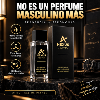 NEXUS ALPHA™ | PERFUME DE ATRACCIÓN MASCULINA DE EDICIÓN LIMITADA