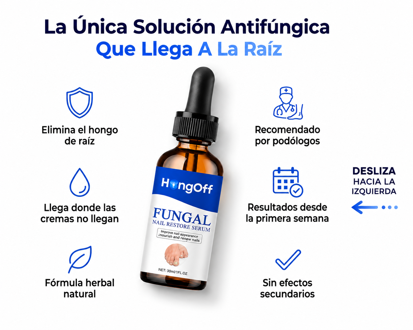 HongOff - Despídete del hongo de uñas desde la raíz