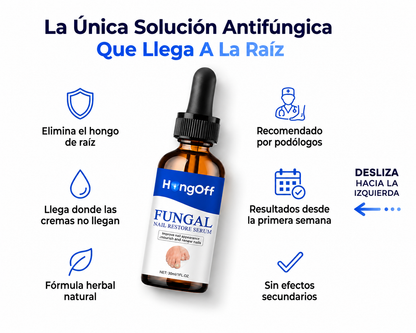 HongOff - Despídete del hongo de uñas desde la raíz