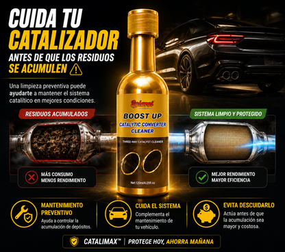 CATALIMAX™ Limpiador Catalítico para Autos