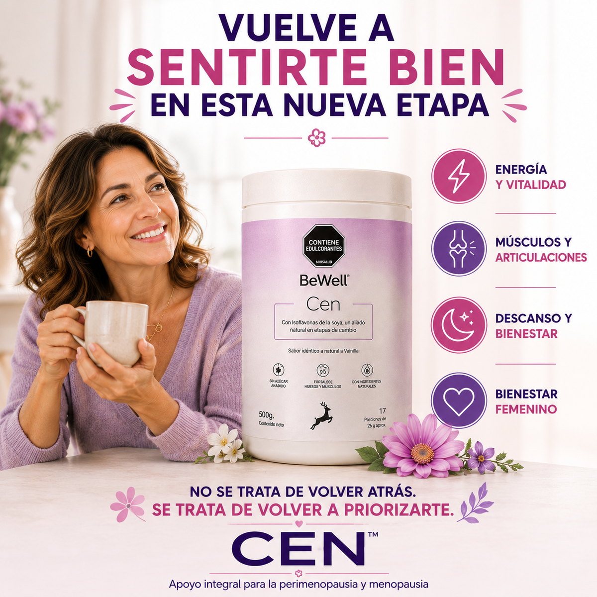 CEN™ | Apoyo integral para la perimenopausia y menopausia