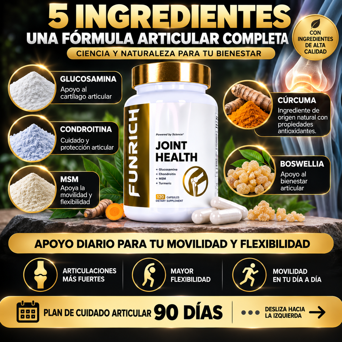 CÁPSULAS DE APOYO PARA ARTICULACIONES Y MOVILIDAD