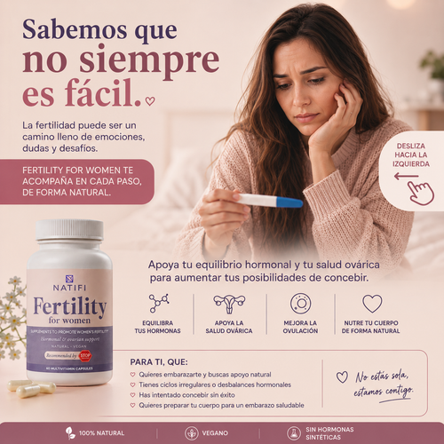 BEBÉ EN CAMINO - CÁPSULAS PARA ACTIVAR TU FERTILIDAD