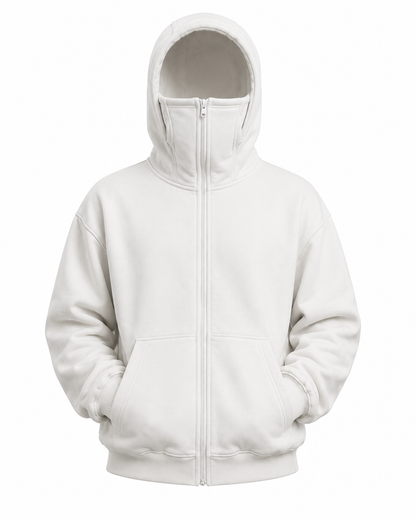 POLERA NINJA OVERSIZE™ - CON CUBRE ROSTRO Y CAPUCHA INTEGRADA